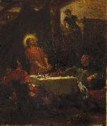 Eugene Delacroix The Disciples at Emmaus, or The Pilgrims at Emmaus France oil painting artist